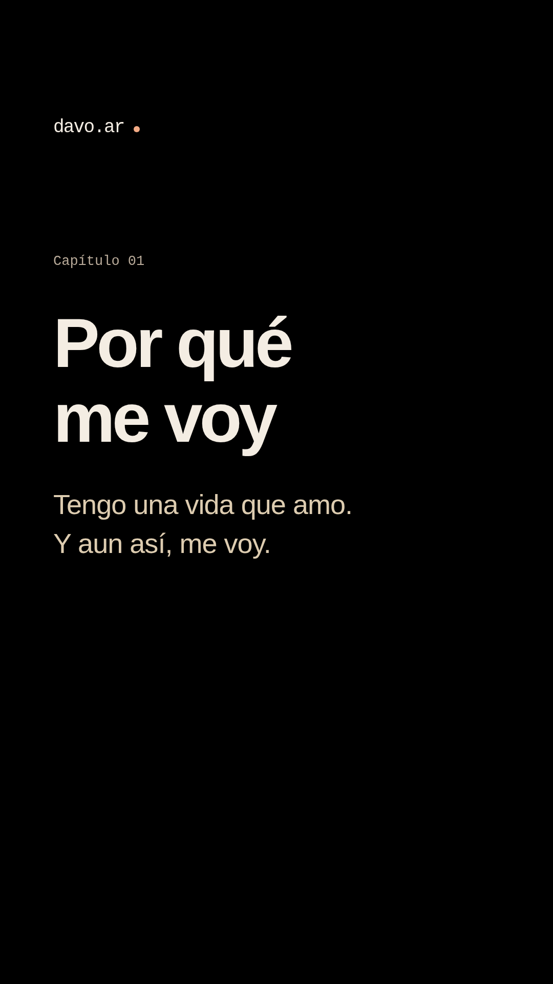 Placa: Por qué me voy